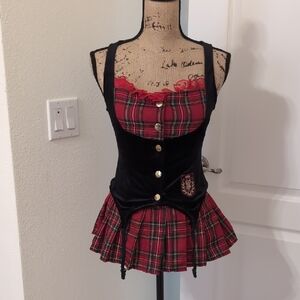 NWOT Sexy Corset Outfit